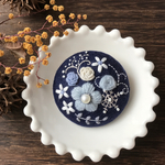 （大）刺繍ブローチ 凛