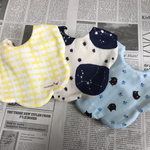 ３枚セット ふんわりもくもく   ベビースタイ    よだれかけ お花柄