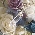 水晶ダブルポイントのネックレス☆ブラジル産☆イタリア製sv925チェーン刻印あり