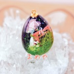 四季稲荷-夜桜狐ペンダント