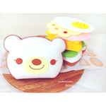くまたんパンのサンドイッチ