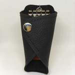 牛革とスウェードレザーのキーケース