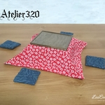 09088341144様専用 こたつ(8cm)セット 1/12  ミニチュア家具 ドールハウス         