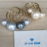 《30%off！SALE!SALE!SALE!》1.800➡︎1.080  quatre Shiny pearl ring  