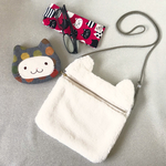 ふわもこ ネコサッシュ♪　しろねこ　