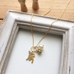 ✨バンビとパール✨3wayネックレス