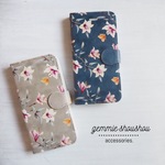 Lilly Flower iphone/スマホケース 手帳型
