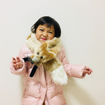 受注生産 キッズ用キツネマフラー