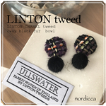 あとわずか･:*+.new･:*+.LINTONtweed♦︎2way   ピアス イヤリング リントン