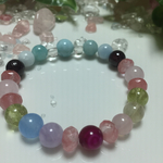 ラリマー  とレインボーミラクルブレスレット
