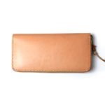 アルゼンチンレザー  ラウンド長財布  -Natural Beige-