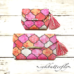 musa0417様  オーダー品  ✾ミニ財布✩長財布✾タッセル付き♡モロッカン柄２点