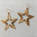 ビック ゴールド スター ピアス