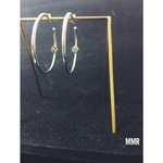 【受注生産】ダイヤモンド原石フープピアス/E26 Basic Hoop D itr P