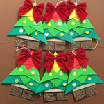 折り紙のクリスマスオーナメント ガーランド