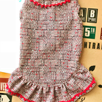  ラメ入りツイードニットのラブリーワンピース RSH 5