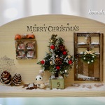 ホワイトクリスマスオブジェ☆クリスマスツリー編