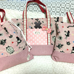 sale!アリス好きな女の子へ！入園入学3点set（ドイリーピンク）