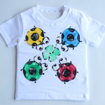 名前入り手描きTシャツ 集まれテントウ虫