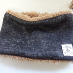 ネックウォーマー *DENIM*black*3*大人用