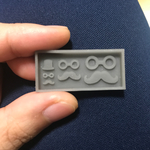 ヒゲメガネモールド(シリコンモールド型)
