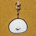 もちのようなアザラシの赤ちゃんアクリルキーホルダー