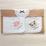 男の子出産祝 名入れガーゼぱんだ