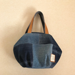 suwelu2015様専用 ニューム口金bag(S)デニムパッチ m161