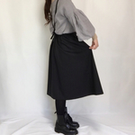 ストライプのサスペンダー付きスカート 【サイズ有り】サイズ有り