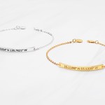 ☆最新トレンド☆経緯度刻印プレートブレスレット☆ シルバー925
