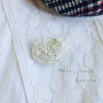 光の街🌟刺繍ビーズ ブローチ ヘアゴム