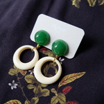 17【vintage】ジャパンヴィンテージリング ×ドイツヴィンテージ ピアス・イヤリング
