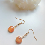 カーネリアンのシンプルピアス🍊