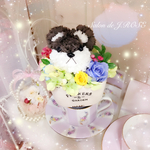 シュナウザー♡プリザーブドフラワー
