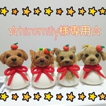 hiromily様専用☆ヨーキー鏡餅４匹♪