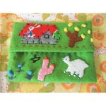 やぎさんポケットティッシュカバー（きみどり）