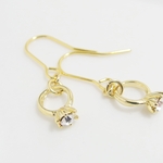 ❤SALE❤*P75***ジルコニアリング☆プチピアス