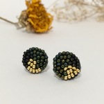 156▽ビーズ刺繍ピアス