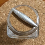 ビッグチャーム カレンシルバー 渦巻き 筒  パーツ チェンマイ カレン族 silver　no.46