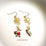 saleサンタクロースの贈り物 ピアス イヤリング