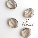 再販4【ビーズ】oval cutting beads."the TEA"