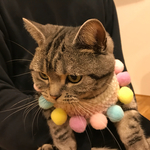 猫用ケープ ポンポン