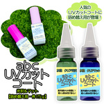 【水性コーティング剤！詰替用15g】abc UVカットコート（光沢/マット各1個）布やインクジェット紙のコーティングにも♪