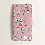 こけしiPhoneケース(手帳型)