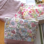 【Hさまオーダー品】☆リバティSポーチ＆巾着セット☆
