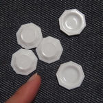 【67】送料無料！ミニチュア  白いお皿 6角皿 プレート ディッシュ