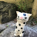 水玉ねこのオブジェ  BIG  Part6