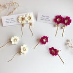 和装にも◎花開くゆらゆらピアス／イヤリング