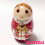 【SALE 20%OFF!】クリスマスミニマトリョーシカ（クリスマスリース）