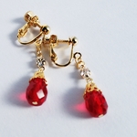 princess redイヤリング/ピアス